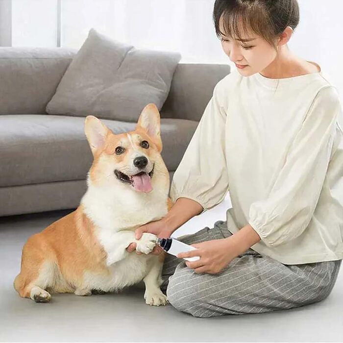 Безпечний триммер для обрізання кігтів Whispapaws з LED-підсвічуванням, 2 швидкості, бездротовий, для собак та котів