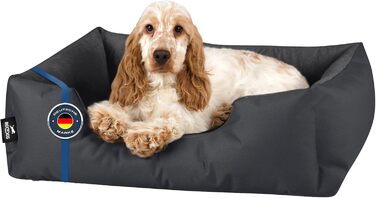 Ліжко для собак BedDog Zara, знімний і праний чохол, диван-кошик для маленьких собак