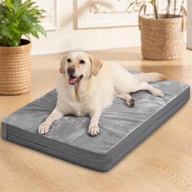 Ортопедичний лежак для великих собак Grosse Hundesofa: м'який та зручний, водонепроникний, антиковзкий, стійкий до укусів (XXL-91)