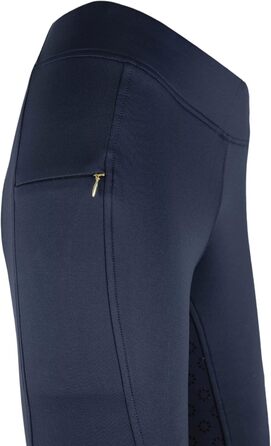 Лазура - Теплові термо-легінси для їзди верхи для жінок та дітей Thea | Легінси з силіконовим повним захопленням | теплі зимові штани для верхової їзди з комфортним поясом та кишенею для телефону | Екіпірування для верхової їзди в багатьох кольорах та роз