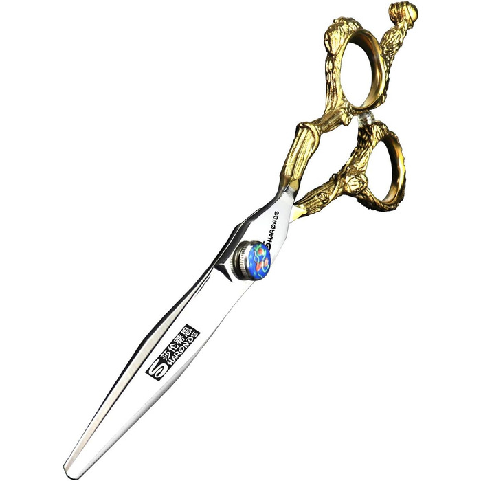 Професійні ножиці для перукарів, японський сталь 440C, набір (сріблясті)