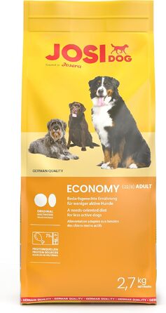 Сухий корм для собак JosiDog Economy Adult для малоактивних дорослих собак, преміум-клас, 5 кг