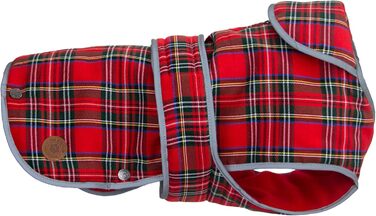 Пуловер для собак Ancol Klassischer з в'язаним візерунком, теракотовий колір, M (червоний, S/M), з отвором для шлейки, бегунки на лапах, зручний вовняний пуловер для тварин