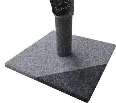 Котячий когтетоп Rosewood 40146 стильний та сучасний, з повсті та сизалю, антрацит