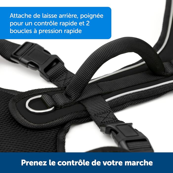 Шлейка для собак PetSafe EasySport, повністю з м'якою підкладкою, для собак 9-16,5 кг, розмір S, (M, блакитна)