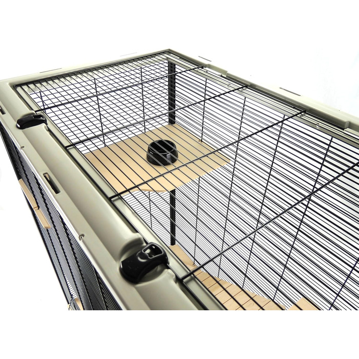 Клітка для дрібних тварин Grosvenor XL, 4 рівні, 100x54x39 см, сіра