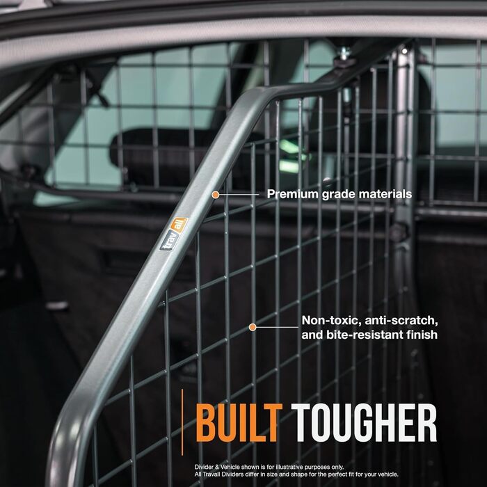 Сітка для собак Land Rover Defender 110 (2019-) - сталева перегородка для безпечного транспортування собак та багажу