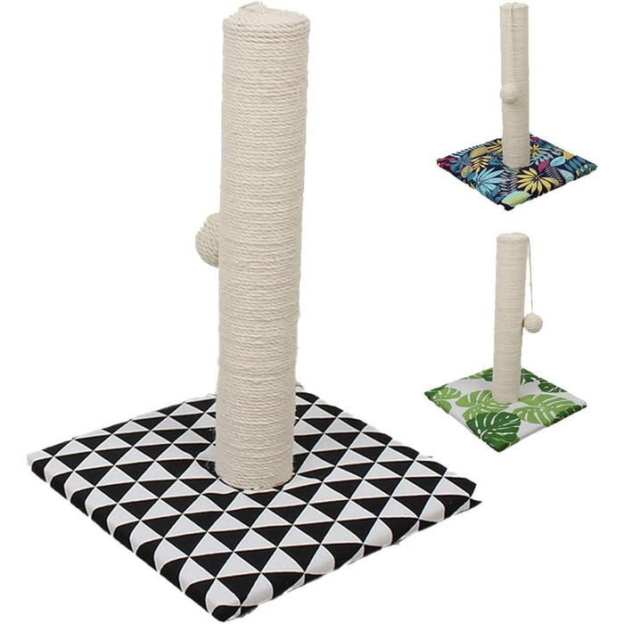 Котячий будиночок Croci Optical Basic: великий когтетоп з будиночком, іграшками та м'якою підстилкою для котів усіх порід