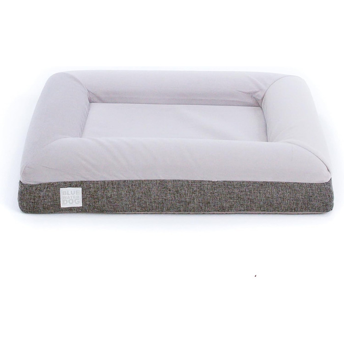 Ортопедичне ліжко для собак з memory foam, водонепроникним підкладкою, знімним чохлом на YKK-блискавках, розмір M (94 x 76 x 15 см)
