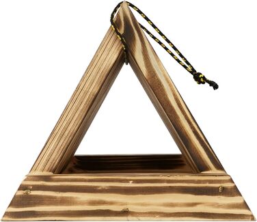 Дім для птахів IDEA HOME з дерева на ланцюгу, годівниця для птахів, підходить для цілорічного годування