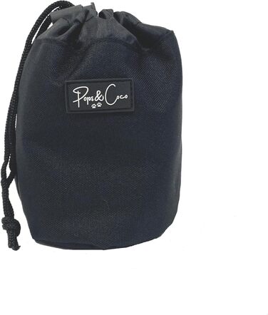 Сумка для ласощів для собак Pops & Coco Leckerli-Tasche, чорна. Ідеальна для тренувань, прогулянок, походів та подорожей.