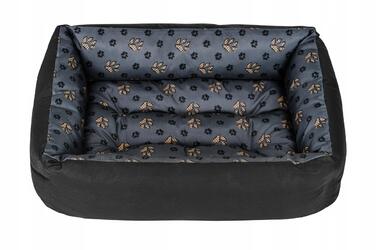 Ортопедичне ліжко для собак Superkissen24, сіре, 120 см x 90 см