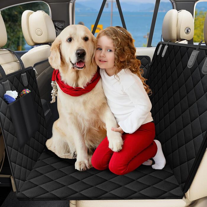 Автодеко для собак на заднє сидіння: захист, водонепроникність, ковзання, 137x147 см