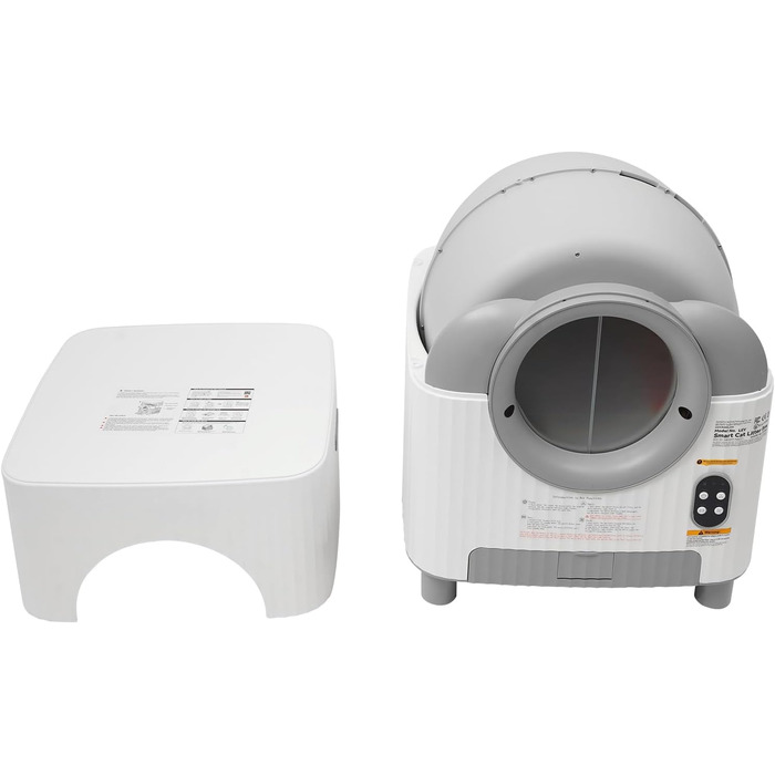 Автоматичний самоочисний лоток для котів з великим об'ємом. Електричний лоток для котів, інтелектуальний, самоочисний, великий, автоматичний.