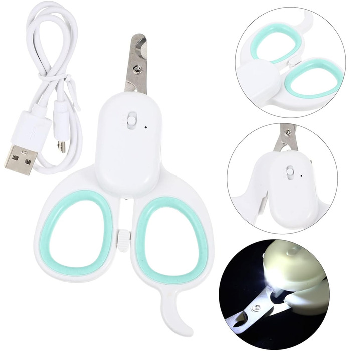 USB-набір для стрижки кігтів домашнім тваринам Sosoport - безпечний, ергономічний, для собак та котів