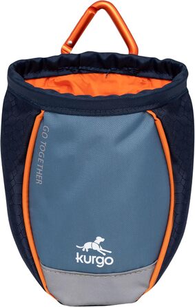 Сумка для тренування собак Kurgo Keksbeutel, поясна сумка для ласощів з кліпсою та карабіном (Navy)