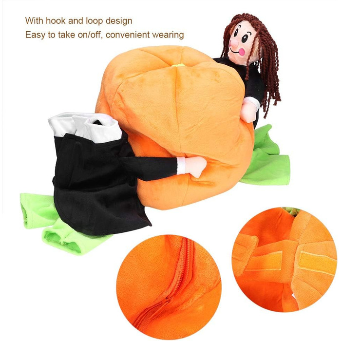 Костюм для собак Pssopp: кумедний 3D костюм на Хелловін з бавовни для собак та котів (S)