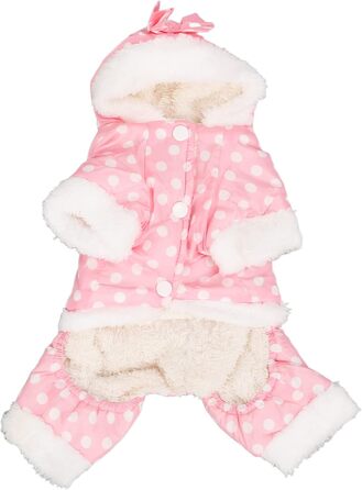 Теплий зимовий пуховик-худі для собак, розмір M - Rosenate