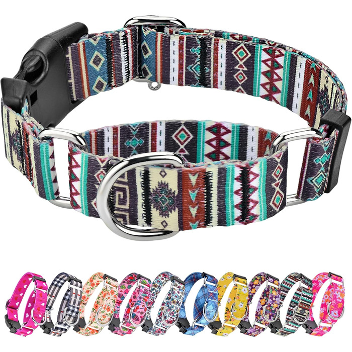 Нашийник для собак Hikiko Martingale, класичний, для малих, середніх та великих собак, міцний, надійний, розмір L