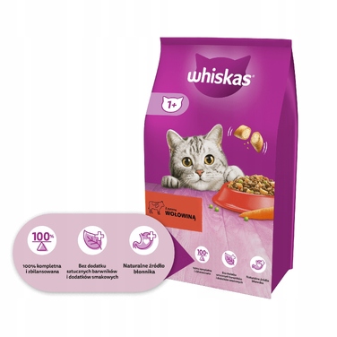 Сухий корм Whiskas Karma з яловичиною, 14 кг