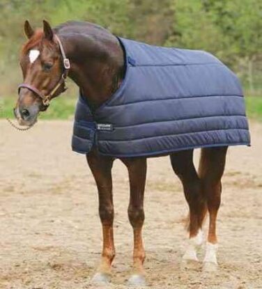 Кінська попона Horseware Ireland, 200 г, водонепроникна, ABAD62, темно-синя, 206 см