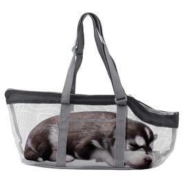 Переноска для тварин Haustier, сітчаста переноска для котів з регульованою ручкою та дном, дихаюча переноска для собак маленьких порід для вулиці
