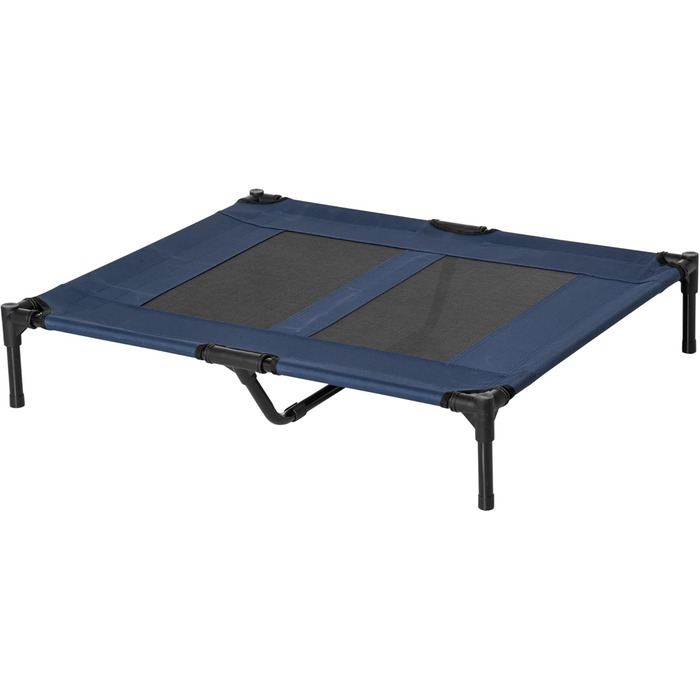 PawHut лежанка для собак, вулиця, софа для тварин, лежанка для котів, чорна, 92 x 76 x 18 см