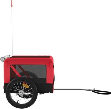 Причіп для велосипеда Gecheer: вантажний, для собак, червоний, 63x123x66 см