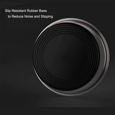 Миска для собак та котів Mery Home 2 шт. по 1750 мл, нержавіюча сталь, велика, з протиковзким дном, срізно-чорна