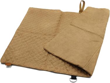 Килимок для собак Paws&Co: складний, портативний, 100x65 см (L, Коричневий)