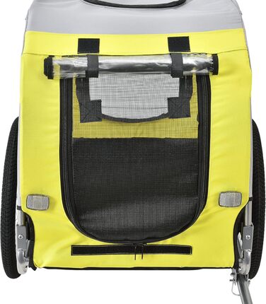 Про-тек Причіп для велосипеда, переноска для собак до 26 кг, жовто-блакитний