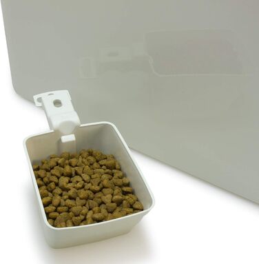 Контейнер для корму Arquivet для собак та котів на колесах, герметичний, великий об'єм 20 кг/54 літри, розміри 29 x 53 x 54,5 см, для великих тварин