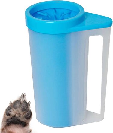 Підкладка для лап собак | Підкладка для лап тварин з силіконовою щіткою | Змінний очищувач для лап собак та котів, щітка для чищення лап тварин - середній (Fuß Cup - великий)