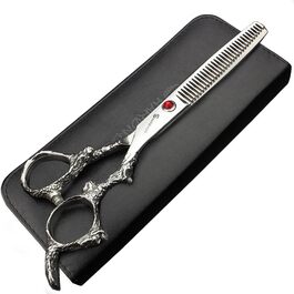 Професійний набір ножиць для стрижки волосся (2 шт.) з японкої сталі 440C, 15 см, Drachen, для перукарів