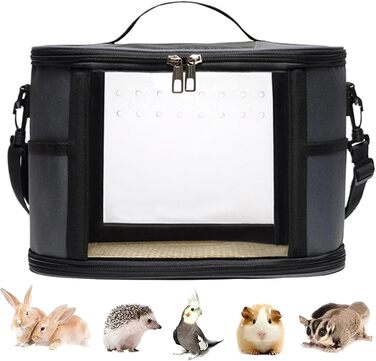 Транспортна сумка Vogeltransporttasche для подорожей з папугами: переноска для великих та малих птахів, щурів та інших гризунів