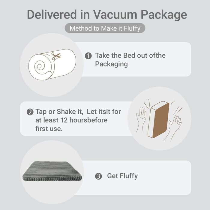 Ортопедичне ліжко для собак з ефектом пам'яті XXL, вологостійке, з неслизьким покриттям для вулиці. Знімний, пральний чохол. Ідеально для великих собак, лабрадорів та бульдогів