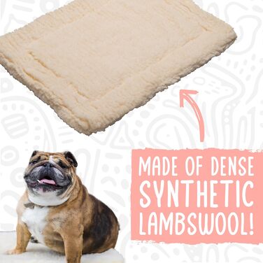 Собача підстилка Hugglehounds Hugglemat XS 50,8x61 см, кремова