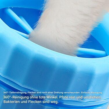 Автоматичний мийник лап для собак Befeixue - USB зарядка | Для середніх собак | Для дому та прогулянок | Зелений (Блакитний)