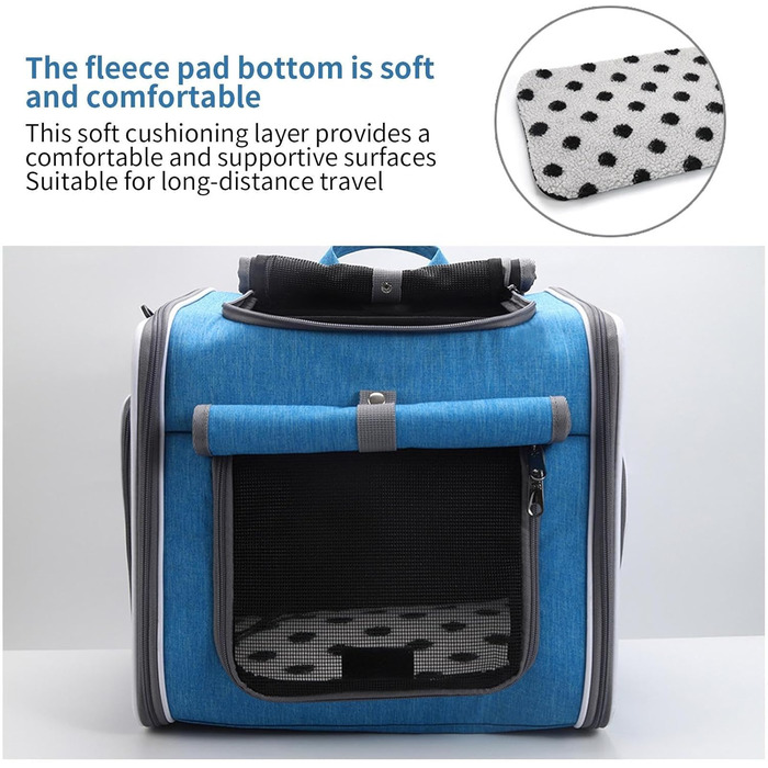 Велосипедний кошик для собак, сумка-рюкзак для транспортування, прогулянки, кемпінг та подорожі