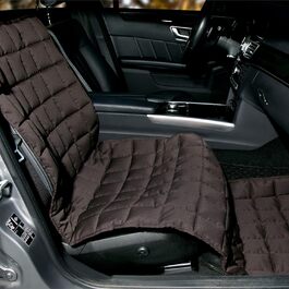 Автокрісло Doctor Bark для пасажирського сидіння - захисна накидка преміум-якості, підходить для всіх авто/SUV (Коричневий)