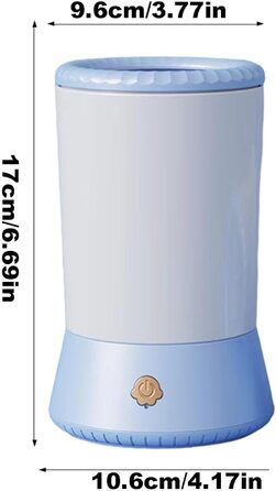 Електричний очищувач лап для собак і котів - блакитний. Підтримує здоров'я лап