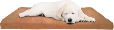 Ортопедичне ліжко для домашніх тварин PETMAKER, піна, 68,6x91,4 см, колір глина