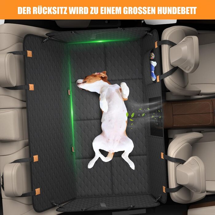 Захист для заднього сидіння автомобіля BMaoBBo: водовідштовхувальний, стійкий до подряпин, для SUV та сімейних авто (127x62 см)