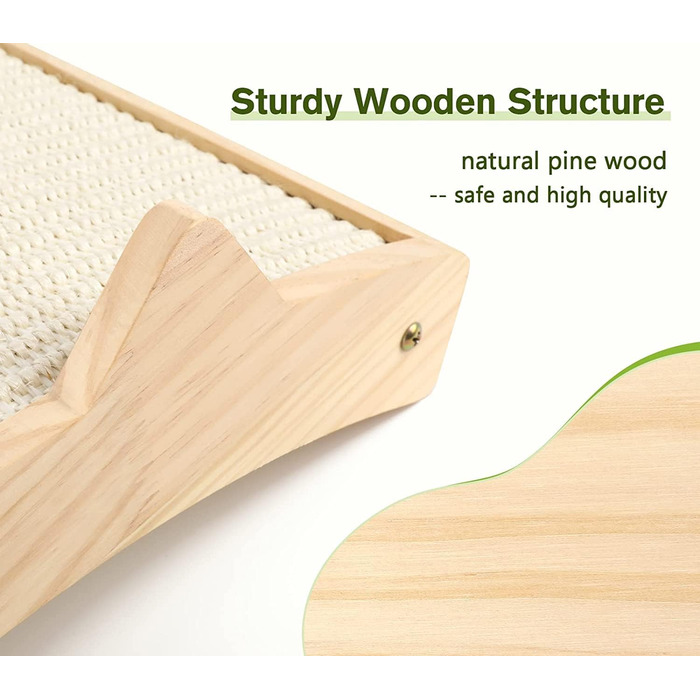 Pecute Комплект з 2 картонних когтеточок для котів, двосторонні, з якісного картону, стійкі, для догляду за кігтями та захисту меблів (38.5 x 20.5 см), Classic (2 шт.) (Покращена версія з сизалю)