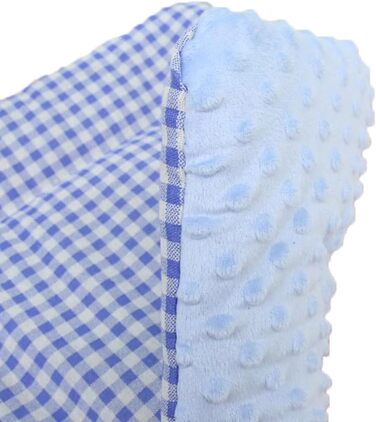 М'який килимок-матрац для собак та котів, теплий лежак, 2 шт. (M, 53x40 см, кавовий + блакитний)