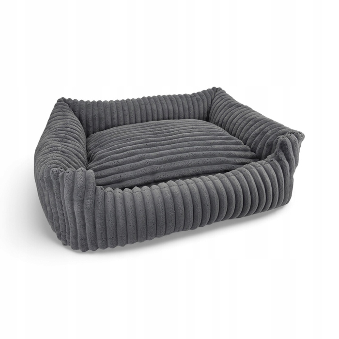 Плюшевий диван для собак Odol, сірий, 95 см x 75 см