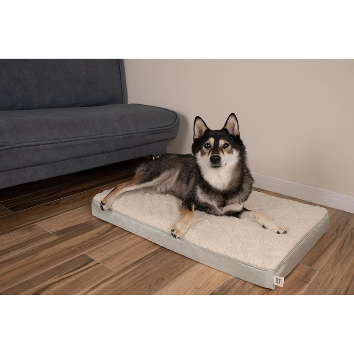 Килимок для собак Best Pet Supplies: м'який, ортопедичний, водонепроникний, 104x74x10 см (Бежевий)