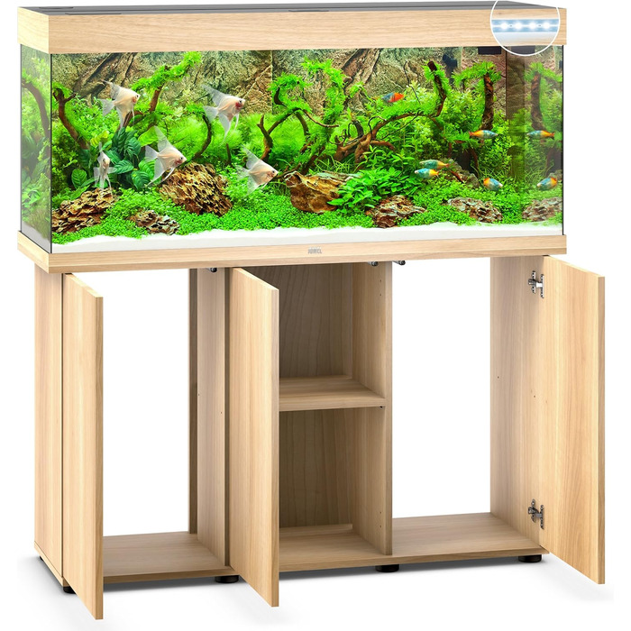 Акваріум Juwel Rio 240 LED з тумбою SBX, чорний, 240 л