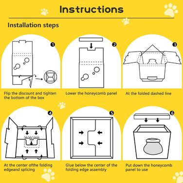 Картонна кігтеточка для котів, будиночок-кігтеточка 30x30x30 см, кігтеточки для котів, будиночок для котів з гофрокартону