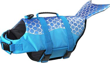 Спасальний жилет для собак Izefia: блакитний, з ручками, для цуценят та великих собак